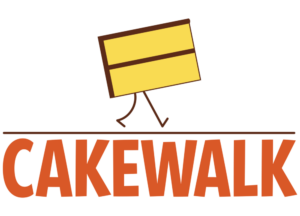 cake bakery logo - cakewalk bakery